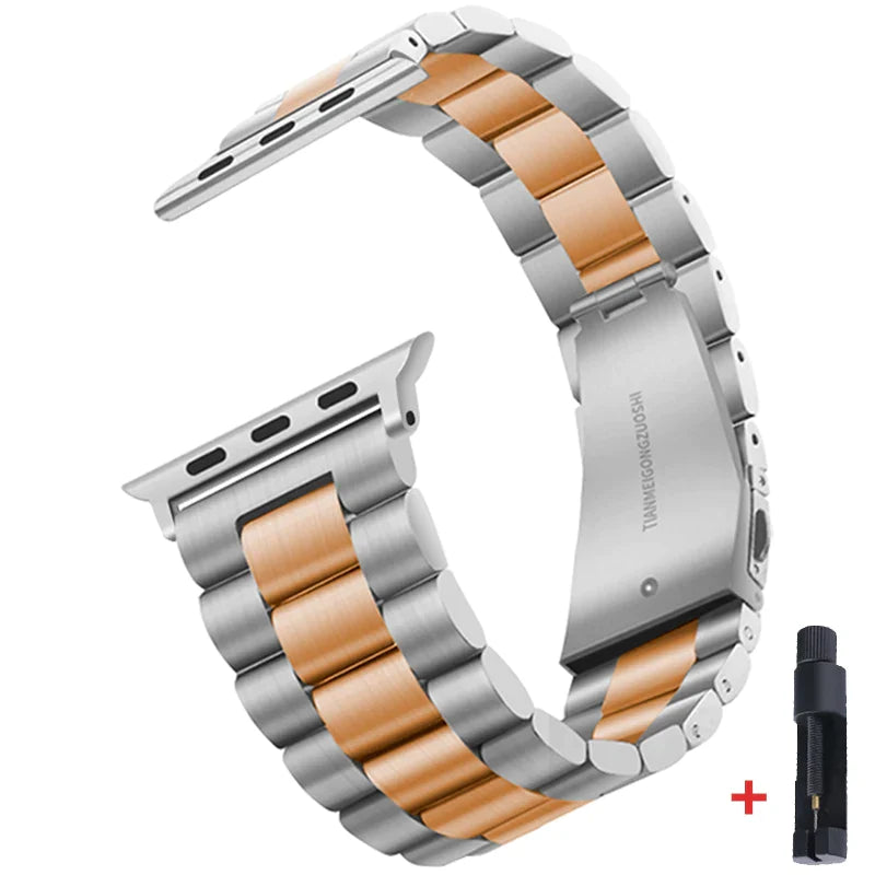 Stainless Steel Strap For Apple Watch - Premium Apple Watch Accessories from Dressmycell.com - Just $19! Shop now at Dressmycell.com Stainless Steel Strap For Apple Watch - Premium Apple Watch Accessories from Dressmycell.com - Just $19! Shop now at Dressmycell.com